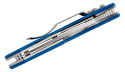 Nóż składany Spyderco Ambitious Lightweight Blue FRN, Satin Plain CPM S35VN (C148PBL)