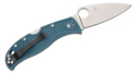 Nóż składany Spyderco LeafJumper Blue Lightweight FRN, Satin Plain K390 by Sal Glesser (C262PBLK390)