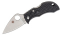 Nóż składany Spyderco Manbug Leaf Black Lightweight FRN, Satin Plain VG-10 by Sal Glesser (MBKLFP)