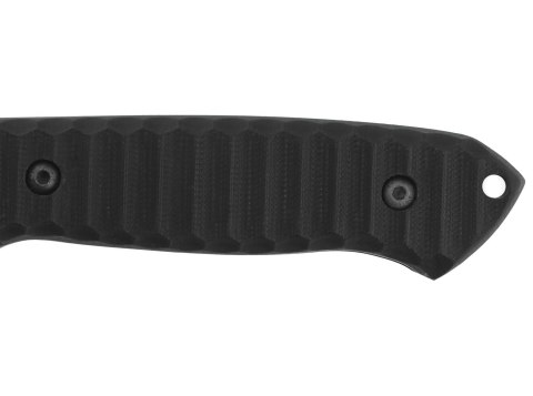 Nóż ZA-PAS Ultra Outdoor Stonewash G10 Czarny, stal O2, pochwa kydexowa