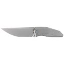 Nóż składany WE Knife Cybernetic LE No 188/205 Gray Titanium, Polished Bead Blasted CPM 20CV (WE22033-2)