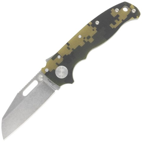 Nóż składany Demko AD20.5 Shark Foot Digi Camo G10, Stonewashed CPM 3V by Andrew Demko (205-3V-SFDC)