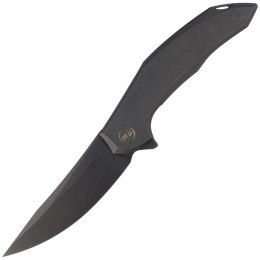 Nóż składany WE Knife Merata LE No 165/205 Black Titanium, Black Stonewashed CPM 20CV by Anton Tkachenko (WE22008A-1)