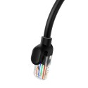 Kabel sieciowy Baseus Ethernet CAT5, 3m (czarny)