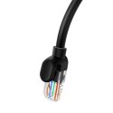 Kabel sieciowy Baseus Ethernet CAT5, 8m (czarny)
