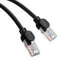 Kabel sieciowy Baseus Ethernet CAT5, 8m (czarny)