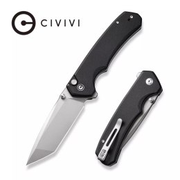 Nóż składany Civivi Brazen Button Lock Black G10, Stonewashed 14C28N (C19059C-1)