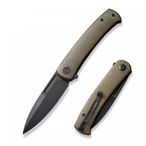 Nóż składany Civivi Caetus Green Burlap Micarta