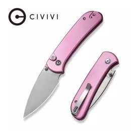 Nóż składany Civivi Qubit Pink Aluminum, Satin 14C28N (C22030E-5)