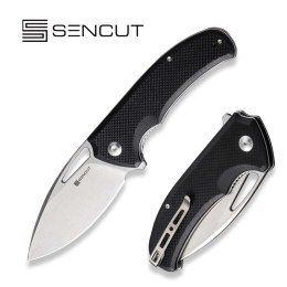 Nóż składany Sencut Phantara Black Coarse G10, Stonewashed 9Cr18MoV (S23014-1)