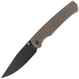 Nóż składany WE Knife Evoke Bronze 6AL4V Titanium, Black Stonewashed CPM 20CV by Ray Laconico (WE21046-2)