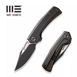 Nóż składany WE Knife Nefaris LE No 071/155 Bronze / Black Titanium, Black Stonewashed / Satin CPM 20CV (WE22040D-3)