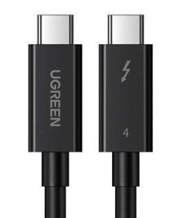 Kabel USB-C do USB-C UGREEN US501, Gen3, 100W, 4K, 0.8m (czarny)