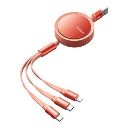 Kabel USB Mcdodo CA-7252 3w1 zwijany 1,2m (pomarańczowy)