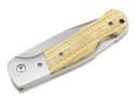 Magnum Rustic Nóż składany 20,5 cm, stal 440A, drewno Zebra