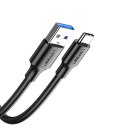 Kabel USB do USB-C 3.0 UGREEN 	US184 1m (czarny)