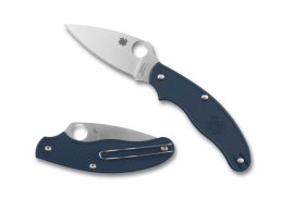 Nóż składany Spyderco UK Penknife Cobalt Blue FRN, Satin Plain CPM SPY27 by Sal Glesser (C94PCBL)