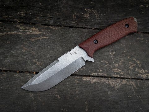 Nóż outdoorowy LKW Hundur, Stal O2, Długość Klingi 108 mm