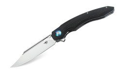 Nóż składany Bestech Fanga Carbon Fiber / Black G10, Satin D2 by Kombou (BG18C)