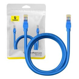 Kabel sieciowy Baseus Ethernet RJ45, Cat.6, 2m (niebieski)