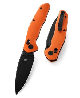 Nóż Bestechman Ronan Orange G10, Black Titanized Stonewashed 14CN28N (BMK02H)