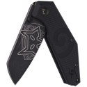 Nóż składany FOX Kea Black G10, Black Stonewashed N690Co by Jared Wihongi (FX-650)