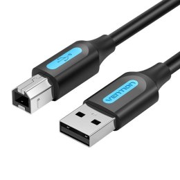 Kabel USB 2.0 A do B Vention COQBF 1m (czarny)