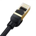Kabel sieciowy kat. 8 Baseus Ethernet RJ45, 40Gbps, 0,5m (czarny)