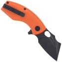 Nóż składany Bestech Lizard Orange G10, Black Stonewashed D2 (BG39D)