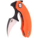 Nóż składany Bestech Strelit Orange G10, Satin/Black Stonewashed 14C28N by Ostap Hel (BG52C-2)