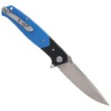 Nóż składany Bestech Swordfish Black / BlueG10, Satin D2 (BG03D)