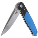 Nóż składany Bestech Swordfish Black / BlueG10, Satin D2 (BG03D)