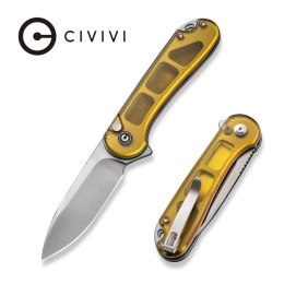 Nóż składany Civivi Button Lock Elementum II Polished Ultem, Satin Nitro-V