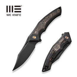 Nóż składany WE Knife Orpheus LE No 046/155 Black Titanium / Copper Foil CF, Black Stonewashed CPM 20CV (WE23009-3)