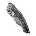 Nóż składany WE Knife Orpheus LE No 039/155 Gray Titanium / Aluminium Foil / CF, Hand Rubbed Satin CPM 20CV (WE23009-2)