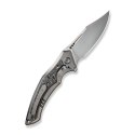 Nóż składany WE Knife Orpheus LE No 036/155 Gray Titanium / Aluminium Foil CF, Hand Rubbed Satin CPM 20CV (WE23009-2)