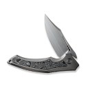 Nóż składany WE Knife Orpheus LE No 036/155 Gray Titanium / Aluminium Foil CF, Hand Rubbed Satin CPM 20CV (WE23009-2)