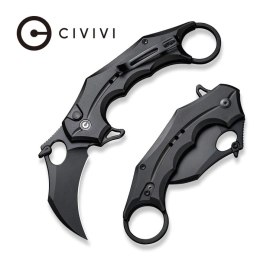 Nóż składany karambit Civivi Incisor II Black Aluminium, Black Nitro-V (C16016B-1)