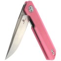 Nóż Bestechman Mini Dundee Pink G10, Stonewashed / Satin D2 by Ostap Hel (BMK03B)