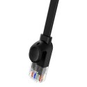 Płaski kabel sieciowy Baseus Ethernet RJ45, Cat.6, 12m (czarny)
