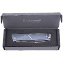 Nóż składany LionSteel Thrill Blue Titanium, Satin M390 by Molletta (TL BL)