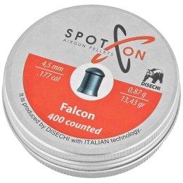 Śrut Spoton Falcon 4.5 mm, 400 szt. 0.87g/13.43gr