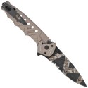 Nóż składany Extrema Ratio Caimano Nero N.A. Ranger LE No 074/250 Tactical Mud Aluminium, Geotech Camo N690 (04.1000.0166/BW/TM)