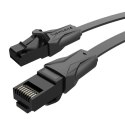 Płaski kabel sieciowy UTP CAT6 Vention IBABL RJ45 Ethernet 1000Mbps 10m Czarny