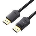 Kabel DisplayPort 1.2 Vention HACBG 1,5m, 4K 60Hz (Czarny)