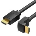 Kabel HDMI 2.0 Vention AARBH 2m, kątowy 90°, 4K 60Hz (czarny)