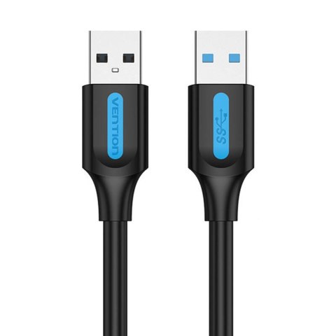 Kabel USB 3.0 Vention CONBI 2A 3m czarny PVC