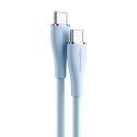 Kabel USB-C 2.0 do USB-C Vention TAWSG 1,5m, PD 100W, niebieski silikonowy