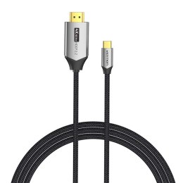 Kabel USB-C do HDMI 2.0 Vention CRBBF 1m, 4K 60Hz (Czarny)