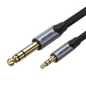 Kabel audio 3,5mm TRS do 6,35mm Vention BAUHH 2m Szary